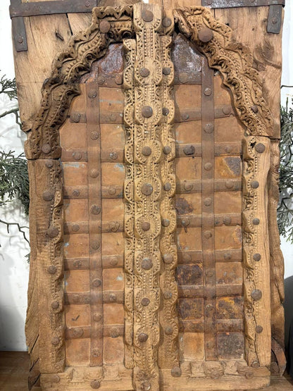 Reclaimed Wood Jharokha Window: Antique Indian Haveli Decor