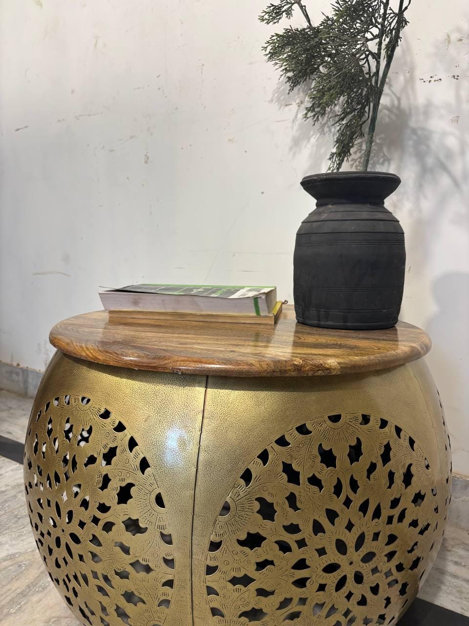 Handmade Wooden Center Table | Rustic Patio, Garden Coffee Table