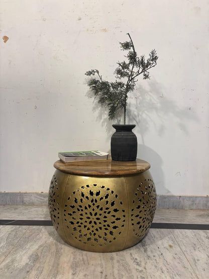 Handmade Wooden Center Table | Rustic Patio, Garden Coffee Table