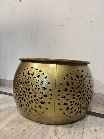 Handmade Wooden Center Table | Rustic Patio, Garden Coffee Table