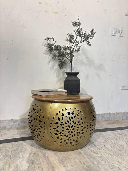 Handmade Wooden Center Table | Rustic Patio, Garden Coffee Table