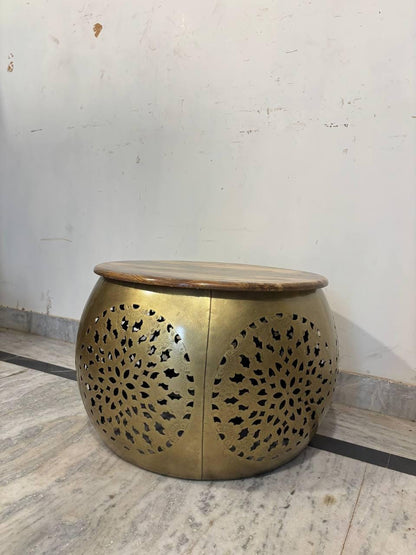 Handmade Wooden Center Table | Rustic Patio, Garden Coffee Table