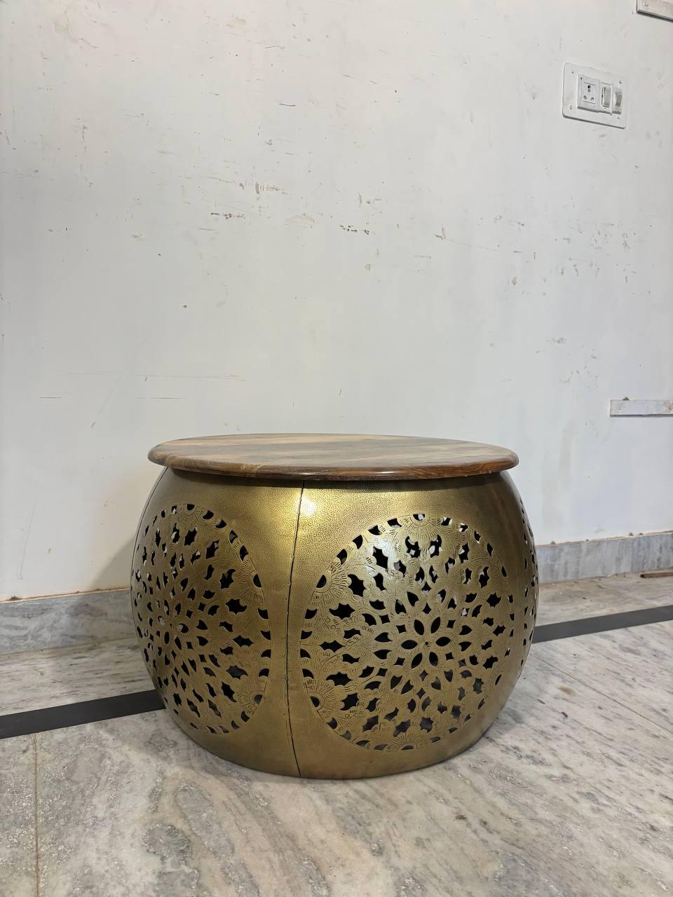 Handmade Wooden Center Table | Rustic Patio, Garden Coffee Table