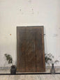 Antique Hand-Carved Indian Door Panel: 19th Century Tribal Decor